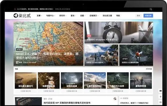 柒比贰B2 V2.9.9主题去授权无限制版 WordPress模板